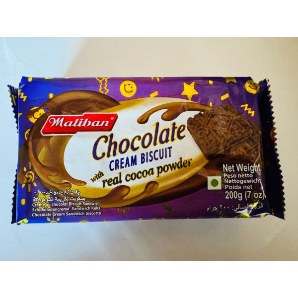 MALIBAN CHOCOLATE BISCUITS 200G
