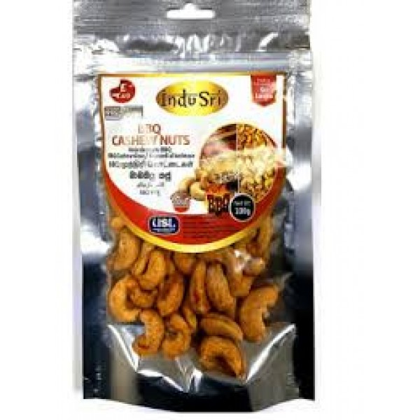 Indu Sri Hot & Spicy Cashew Nuts 100g